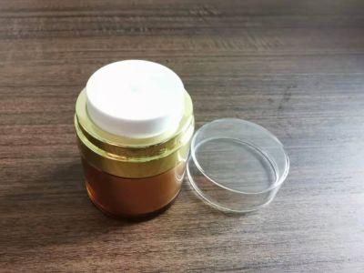 China Wholesale 15ml 30ml 50ml Promotion Golded Rose Color Perfume Glass Lotion Jar Airless Acrylic Vacuum Plastic Packaging Container Jar