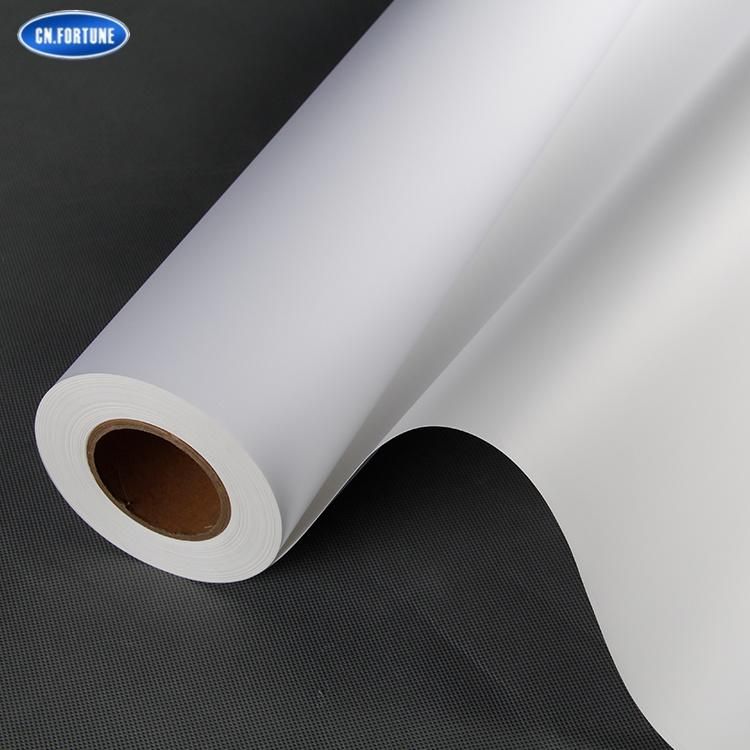 Dye Inkjet PP Paper Matte Roll Without Self-Adhesive for Roll up Stand