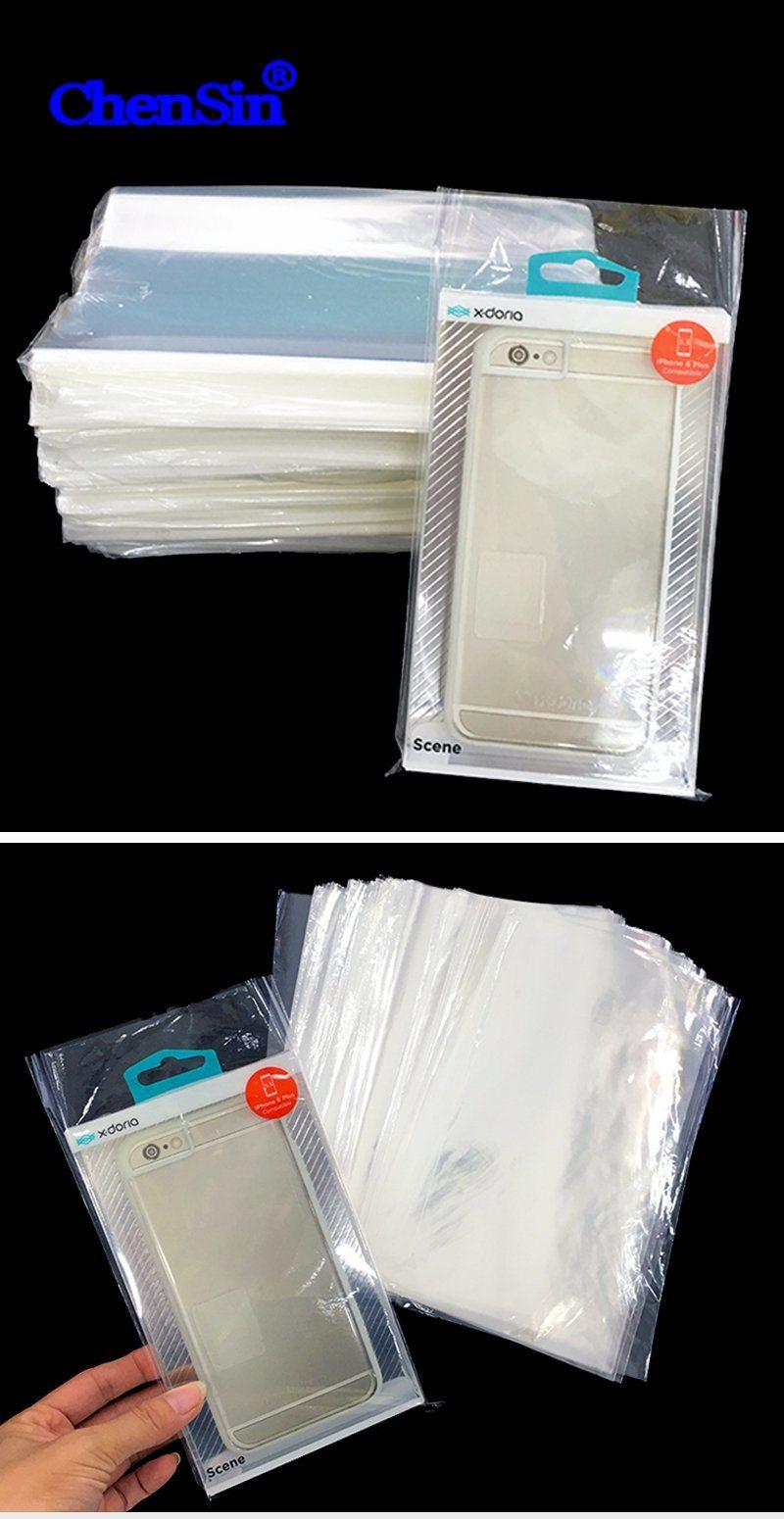 Flat Pocket Clear OPP Flat Packaging Bags for Case Box