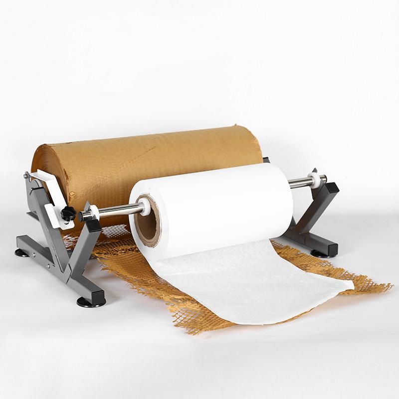 No Pollution Recyclable Cushion Filling Brown Kraft Packaging Paper Honeycomb Roll for Dispenser