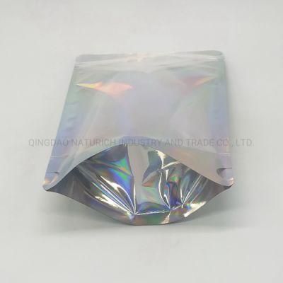 Transparent Clear Front Silver Backed Aluminum Plastic Packaging Mylar Zip-Lock Bag