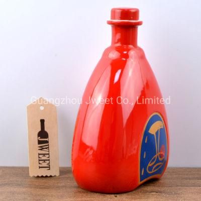 Hot Sale Ceramic Bottle 500ml Ceramic Empty Bottle