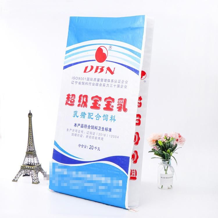 Manufacturer Supply 20kg Newest BOPP Film Laminated PP Woven Bag for Pet Food, Feed, Flour, Rice Packaging