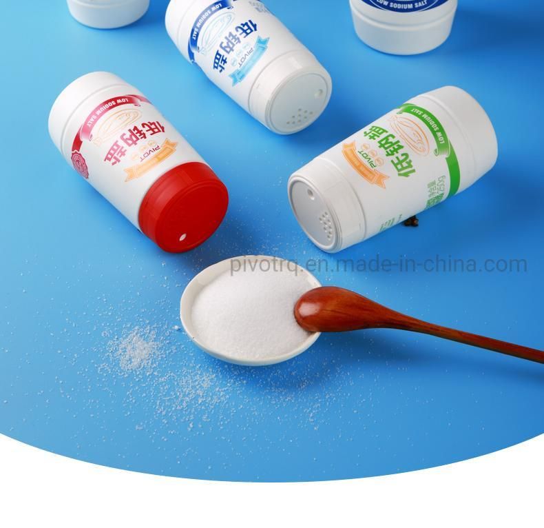 250g HDPE Plastic Salt Shaker Bottle for Kitchen Salt Peppers Spices Packing