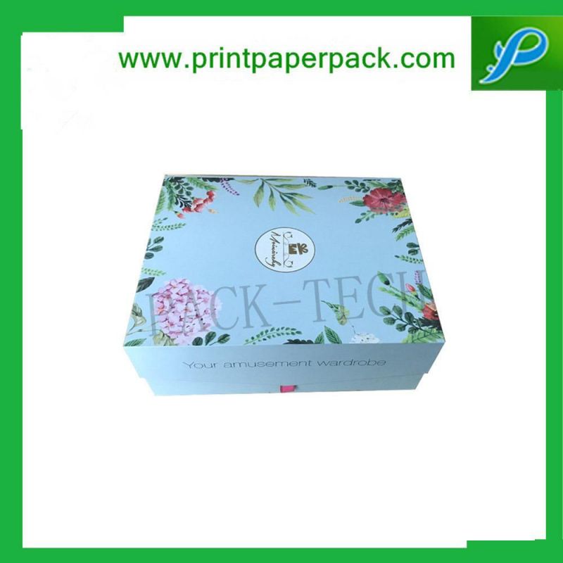 Wholesale Luxury Folding Rigid Big Size Paper Cardboard Cosmetic Packing Cupcake Boxes Flower Paper Box Stationery Boxes