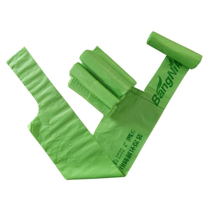 Plastic Biodegradable Compostable Disposable PLA T-Shirt Printing Shopping Bag