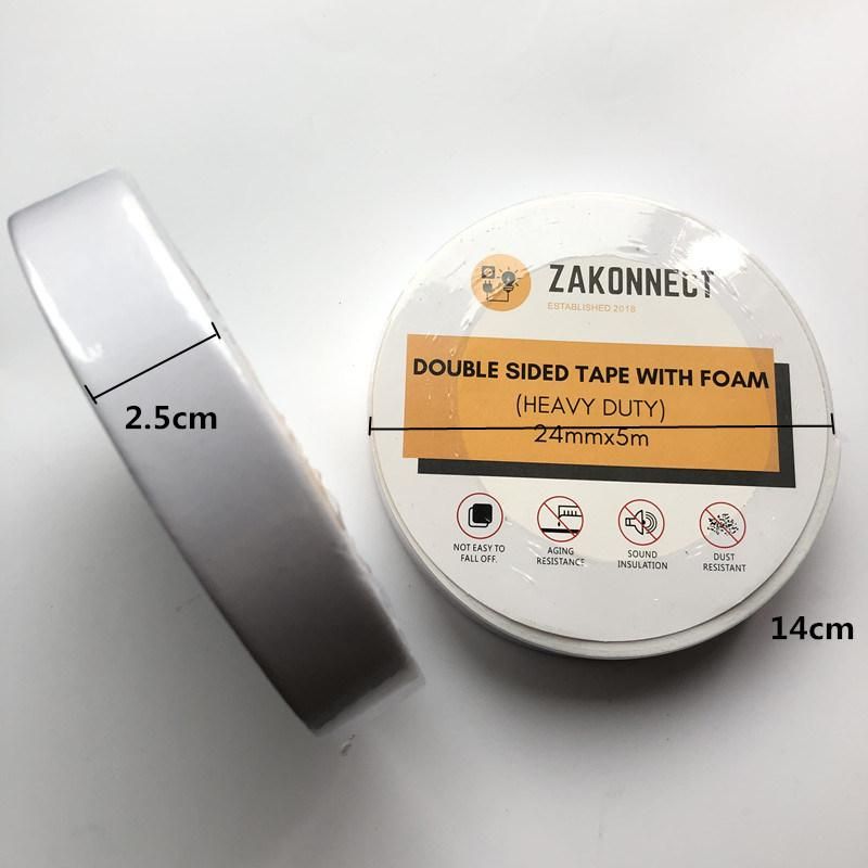 Hot Selling 2.0mm PE White Double-Sided High Foaming Cotton Tape