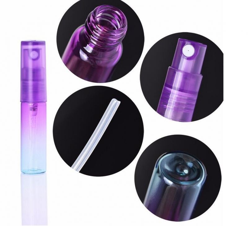 5ml/8ml Mini Portable Glass Perfume Bottle with Atomizer Empty Cosmetic Containers for Travel