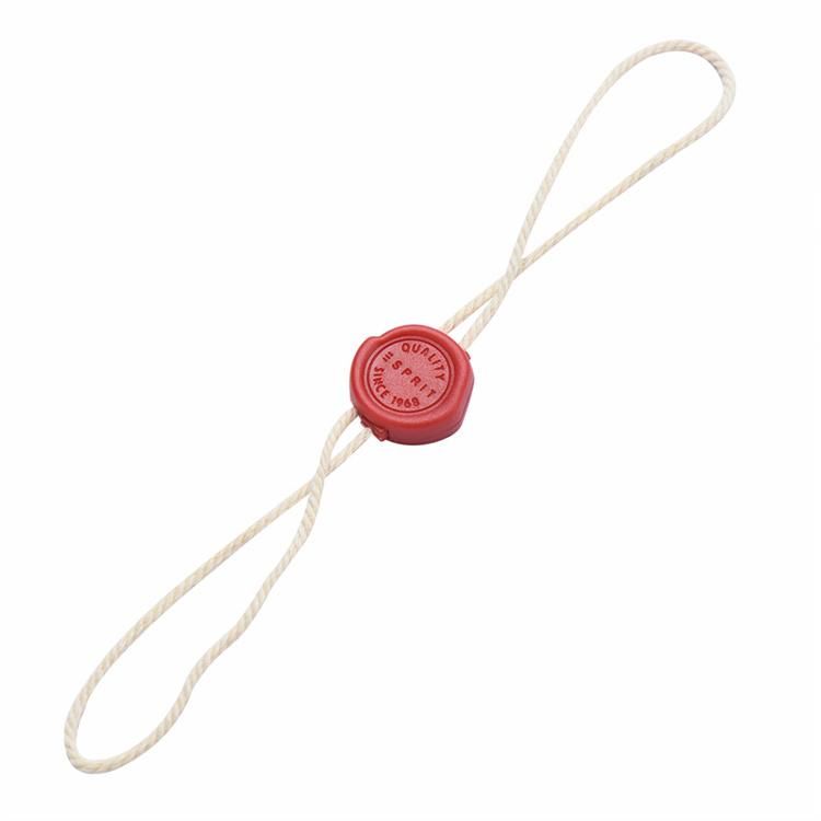 Plastic Locking Hang Tag Seal String Cord for Clothing (DL109-1)