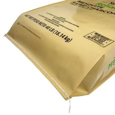 BOPP Laminated PP Woven Charcoal Plastic Bag Packaging Bag