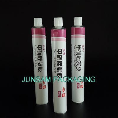 Custom Printing Pharmacy Ointment Soft Aluminum Tube Medicine Cream Collapsible Metal with Bottom Latex