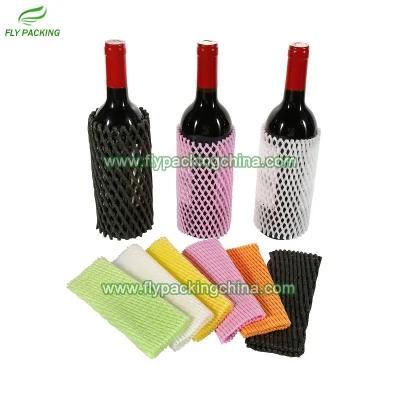 EPE Foam Packaging Protection Sleeve Net for Glass Wine Bottle