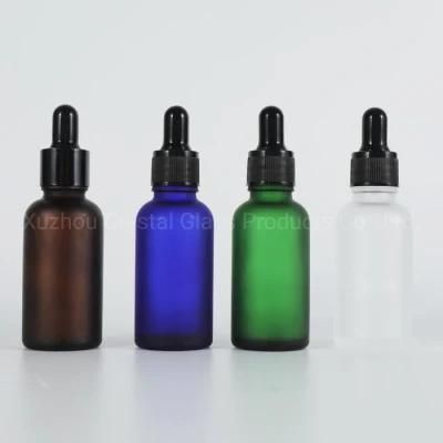 10ml 15ml 20ml 30ml 50ml 100ml Frosted White Amber Serum Glass Dropper Bottle