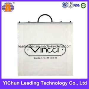 Plastic Customized Printed Handle LDPE Shopping Carrier Garment Bag