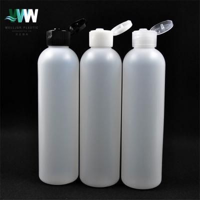 300ml PE Pet Packaging Empty Bottle with Plastic Press Cap