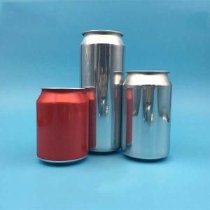 Promotion 250ml 330ml 500ml Round Aluminum Beer Beverage Can for Soft Drink Milk
