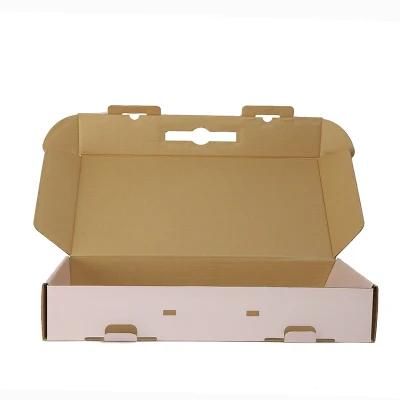 Pink Corrugated Cardboard Box Shipping with Logo Printing