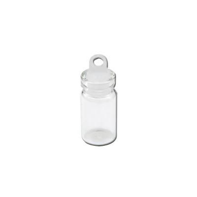 Small Wishing Craft Glass Bottle with Wooden Stopper