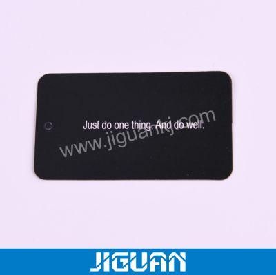 Cardboard Paper Swing Tags Clothing Tags with Embossed Hangtags