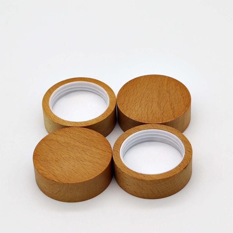 Thermos Cup Wood Lids, Wood Lids for Thermos Mug with Silicone Seal Ring