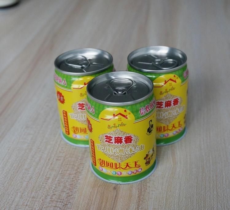 Empty Small Tin Can for Sesame Oil