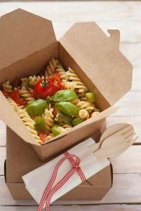 Food Grade Brown Kraft Paper Box/Noodles Box/Food Take out Box