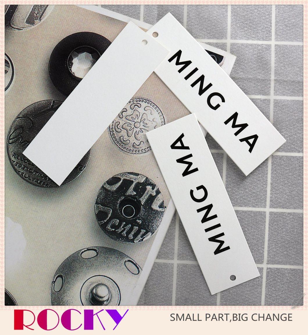 Professional Custom Paper Hangtag Recycled Swing Tag Hangtags for Own Logo