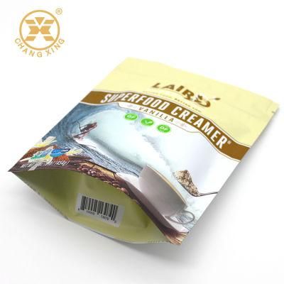 Customized Matte Aluminum Plastic Food Packaging Stand up Pouch Bag with Zipper for Powder
