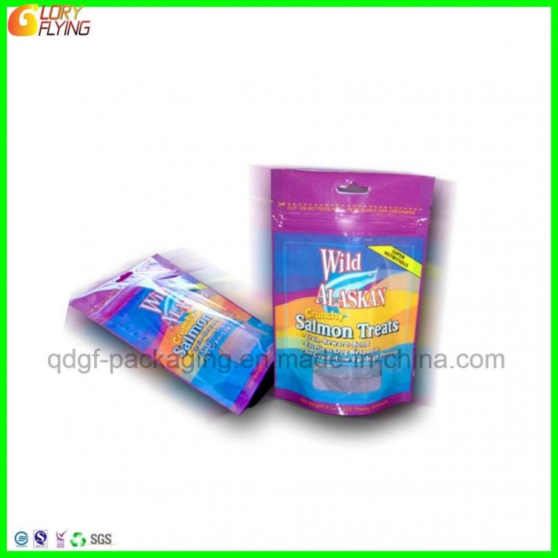 Food Bag Plastic Packing Bag for Dog Treats Stand up Zip Lock Bag