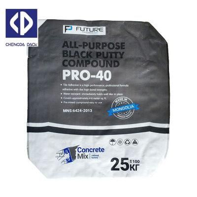 High Quality 20kg 25kg Waterproof PP Woven Package Valve Bags for Urea Cement