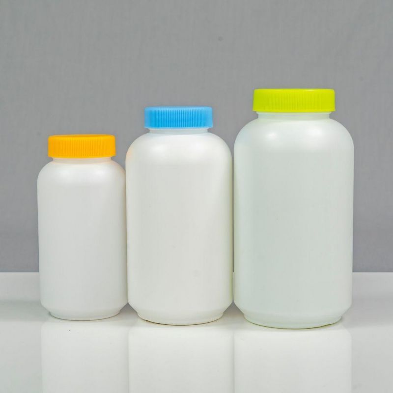 Manufacturers Irregular Round Jar High Density 500ml Hot Sale Empty Oxygen Resistance Food Medicine Healthcare Products Matte Skin HDPE Plastic Bottle