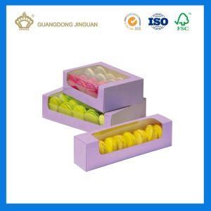 PVC Window Colorprinting Paper Packaging Macaron Box (China manufacturer)