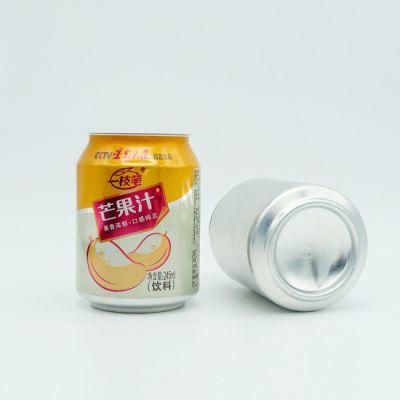 Standard 250ml Cans and Lids for Mango Juice