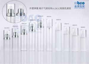 80ml/100ml External Spring Transparent Cap Cosmetic Packaging Lotion Bottle