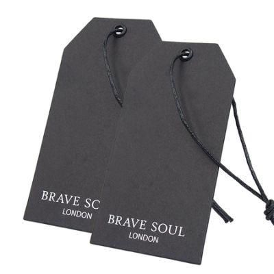 High End Custom Color Logo Clothing Hang Tag Luxury Bags Shoes Customizable GSM Technics Style Outdoor Paper Design Feature Hang Tag