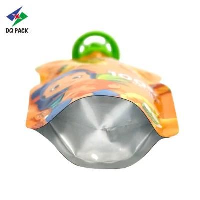 Customized Printing Stand up Pouch with Spout for Juice Puree with Mushroom Cap Spout Pouch Spout Bag Plastic Bag