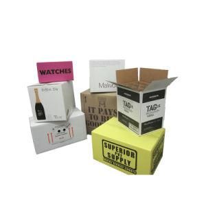 Custom Cardboard Paper Bottle Glass Packaging Boxes