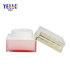 Cosmetic Packaging Plastic Gold Lid 30g 50g Pink Square Acrylic Cream Jar