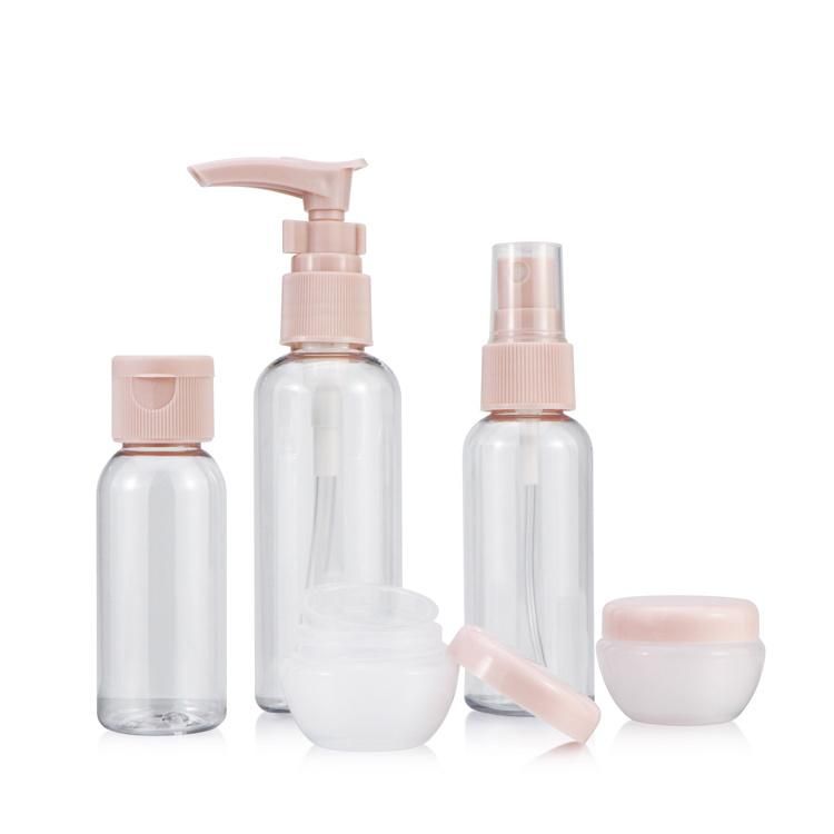 Pet Cosmetics Portable Travel Set Plastic Bottle Spray Lotion Bottled Package Plastic Cap