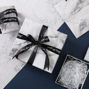 Creative Marble Pattern Gift Box with Hand Gift Box Holiday Business Gift Box
