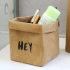 Washable Kraft Paper Bag Plant Flower Pot Storage Bag Multifunction Home Storage Bag Reuseable Pot