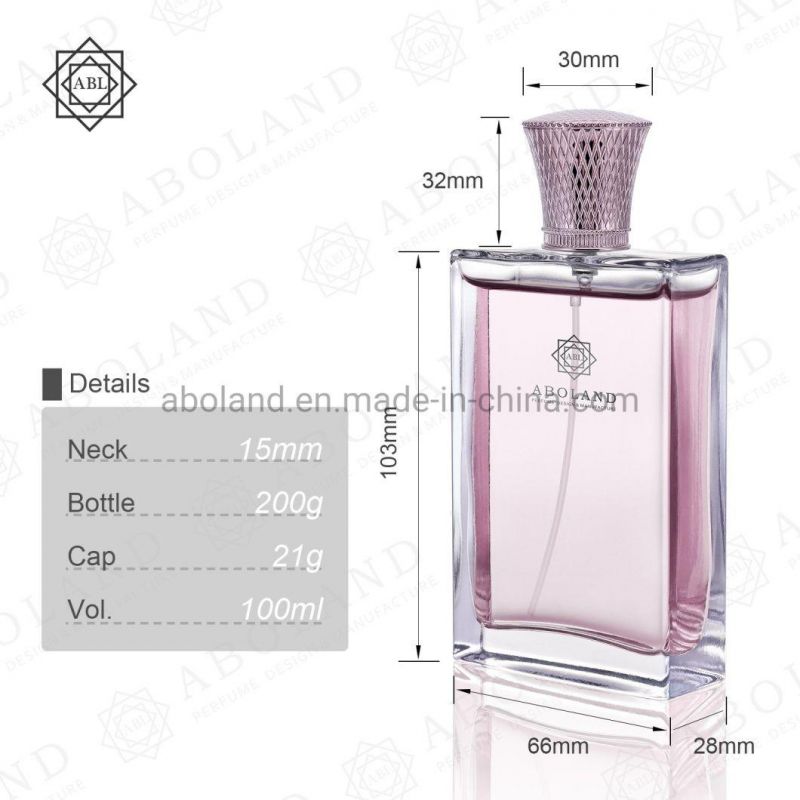 Pink Cap Wholesale Costom Pump Spray Simple Style Perfume Bottle