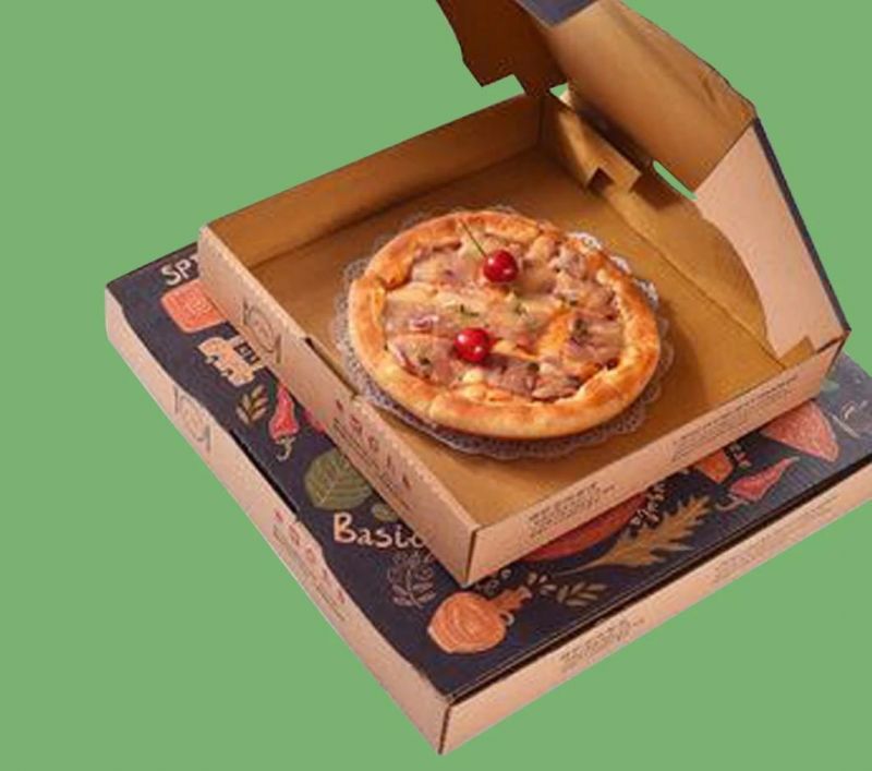 Custom Pizza Packing Box Manufacturers Turkey Pizza Delivery Box Socks