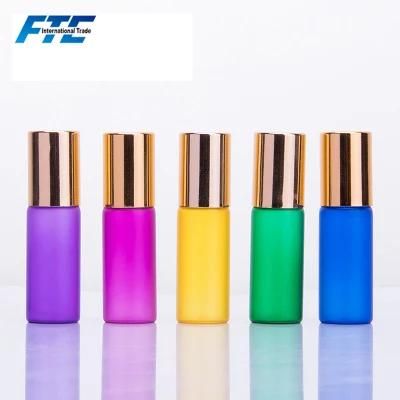 Frosted Glass Roll on Bottle Essential Oil Bottle Roller Ball Bottle