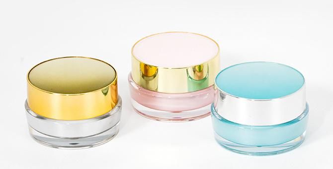 5g 10g 15g 20g Clear Plastic Cream Jar for Cosmetic