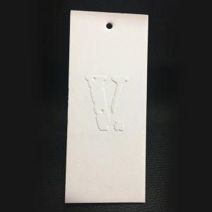 Wholesale Cheap Price White Paper Hang Tag with Free Design