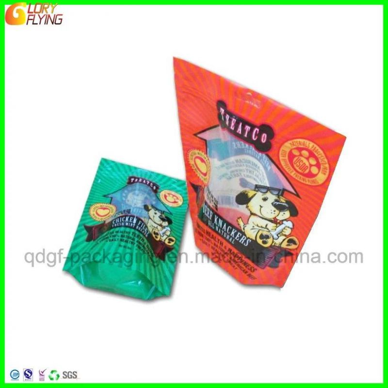 Food Bag Plastic Packing Bag for Dog Treats Stand up Zip Lock Bag