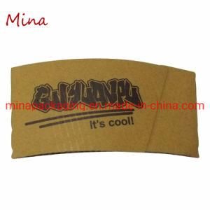 China Manufacturer Custom Logo Printed Disposable PLA Coffee Paper Cup Sleeve