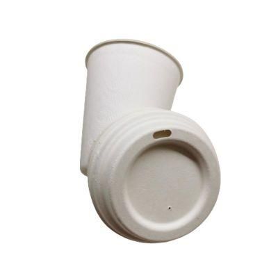 100% Biodegradable 80mm Sugarcane Bagasse Coffee Cup Lids