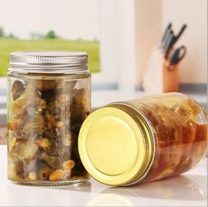 High Quality Flint Round Clear Food Storage Glassware Customize Glass Jar Factory